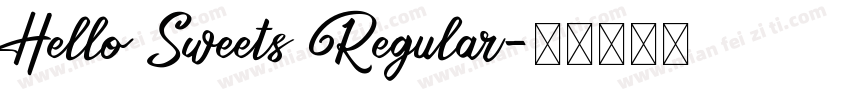 Hello Sweets Regular字体转换